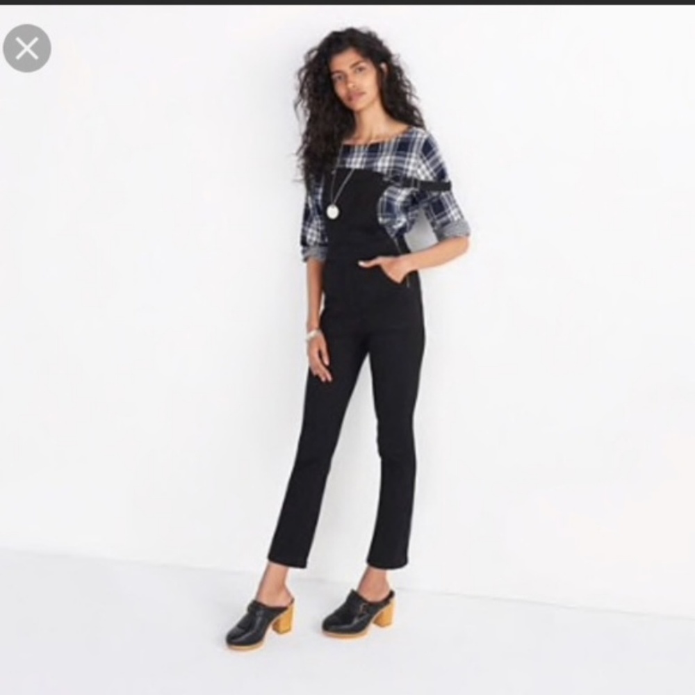 Madewell Cali Demin Overalls Black